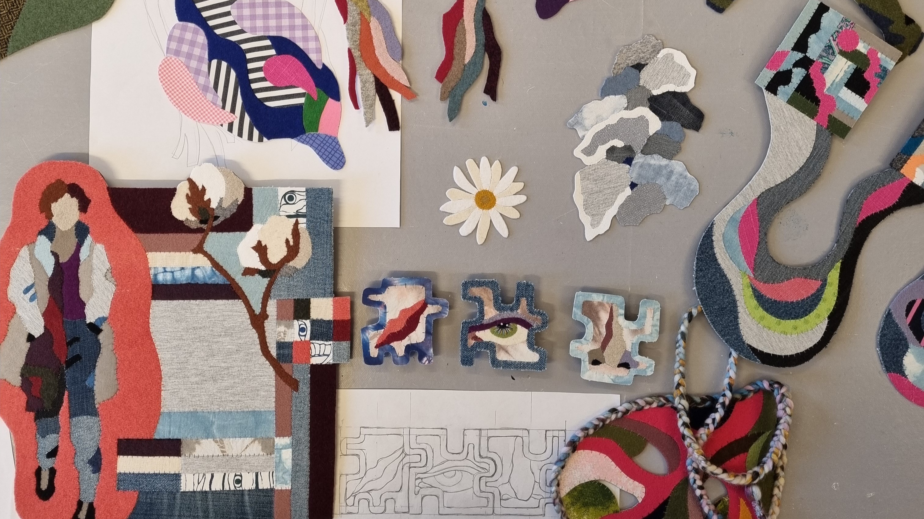 Textil intarsia HT26